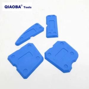 4 PCS Caulking Tool Kit Silicone Joint Sealant Spreader Spatula Scraper Edge Repair Tools