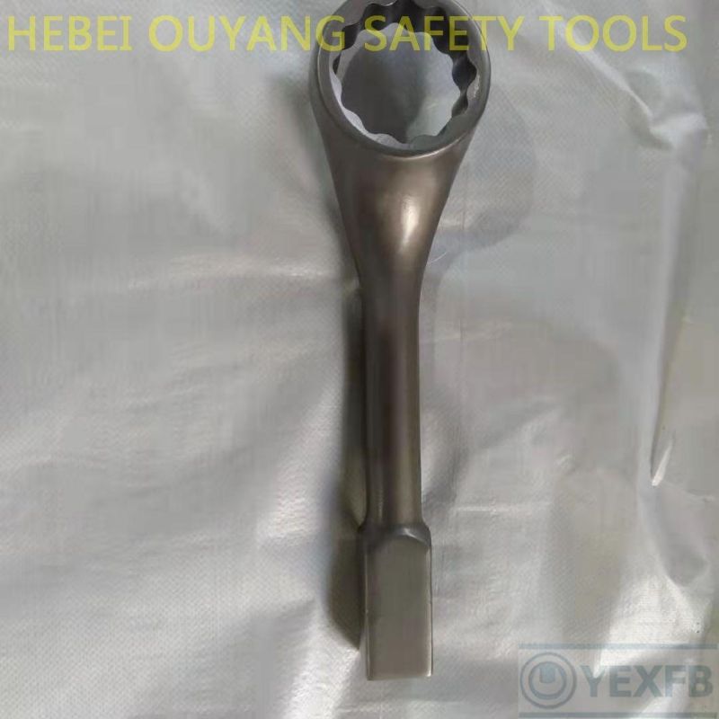 40 Cr-V Steel Offset Slogging/Striking Ring Spanner/Wrench, 60 mm