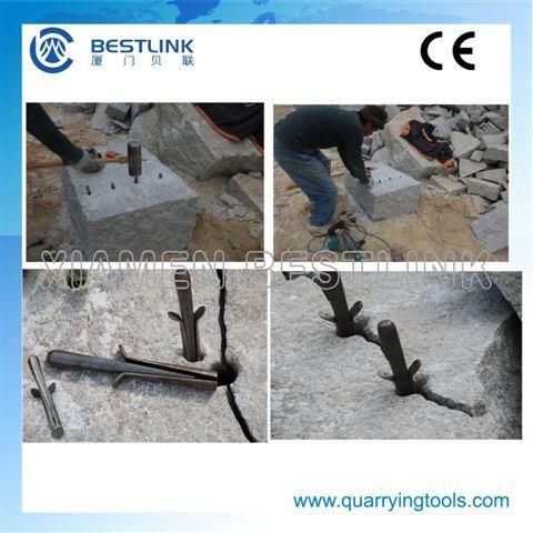 Manual Wedges and Shims for Splitting Stone