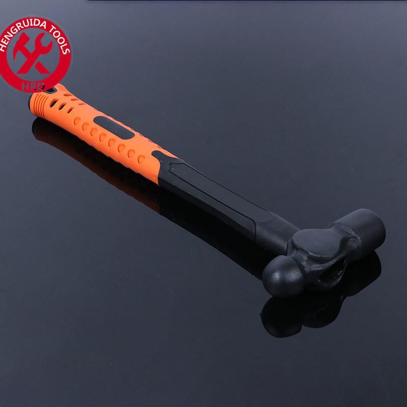 Ballpein Hammer with Fiberglass Handle Drop Forged