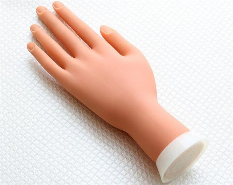 Soft Painting Nail Trainer Hand Mold Nail Art Tool