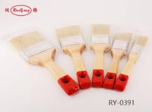 Paint Brush with Wooden Handle and Bristle Mixture Filament for Painting