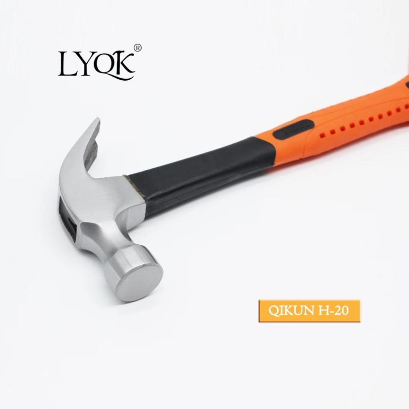 H-19 Construction Hardware Hand Tools Plastic Coated German Type Claw Hammer