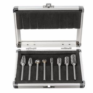 8 PC Aluminum Box Set Carbide Rotary File