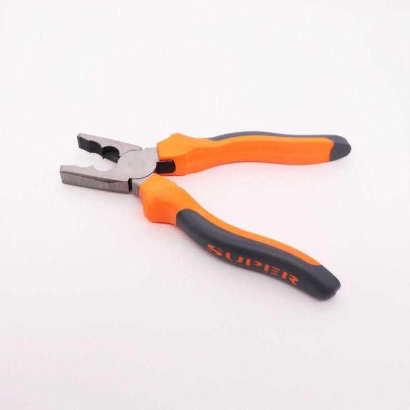 Orange Handle Pliers Steel Hand Tool Professional 6 Inch 8 Inch Pliers