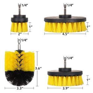 Drillbrush 4 Piece Scrub Brush Drill Attachment Kit