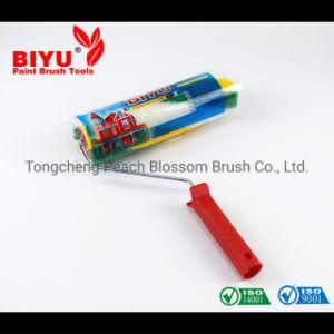 Hot Sale Polyester Covers Yellow and Green Paint Roller Brush