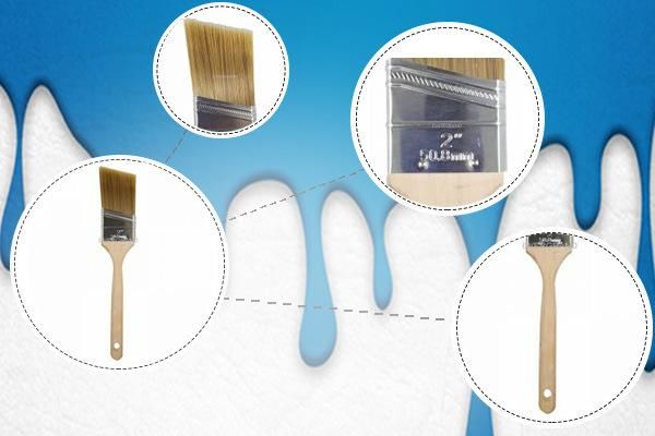 Angled Sash Brush Cutter Paintbrush Manufactured in China