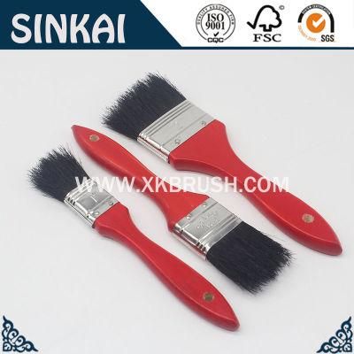 Paint Brush with Wooden Handle and Nature Bristle for Painting