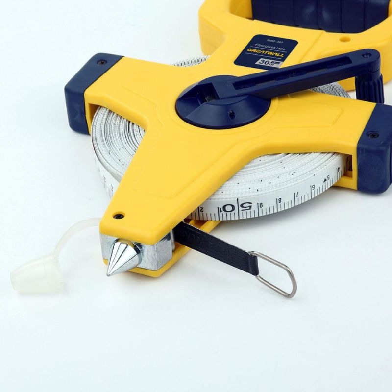 20m/30m/50m/60m Fiberglass Tape Measure Open Frame Custom Soft Measuring Tape