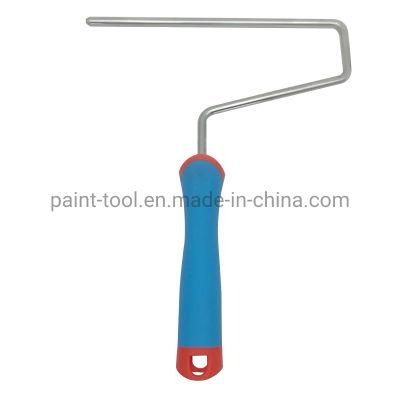 Paint Roller Frame Blue Color Handle Stainless Steel Frame Tool Paint Roller