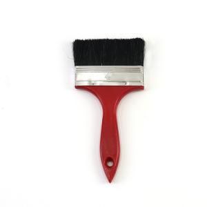 4&prime;&prime; Black Brush Wire Black Wooden Handle Paint Brush