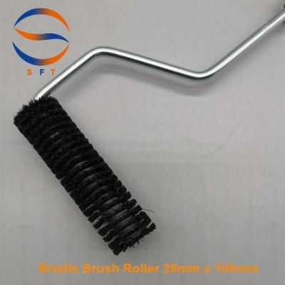 28mm Diameter Bristle Brush Paint Rollers with Wooden Hand Shank