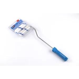 2020 Hot Sale White Roller Long Blue Plastic Handle Paint Roller Brush for Decoration