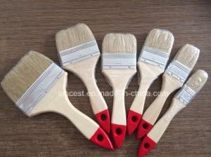 100% Pure Bristle 633 Paint Brush with Wooden Handle