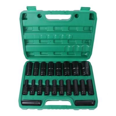 9/10/15/20PCS 1/2 Inch Electric Wrench Accessory Socket Set
