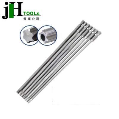 Wholesale Best Durable Quality Single Head 65mm 100mm 150mm 200mm Length Torx T20 T25 Screwdriver Bit