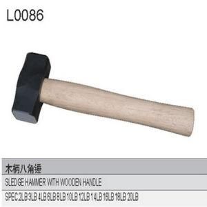 Forged Sledge Hammer with Wooden Handle L 0086