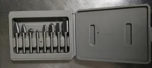 8 PC Plastic Set Carbide Rotary File Set Carbide Rotary File Carbide Rotary File