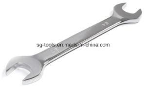 Double Open End Wrench with Mirror Matt Finish