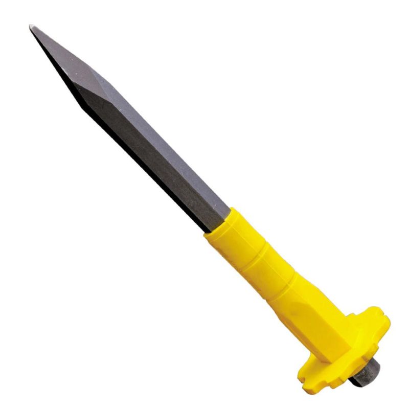 Masons Tools Cr-V Steel Pointed End Stonemasons Cold Chisel