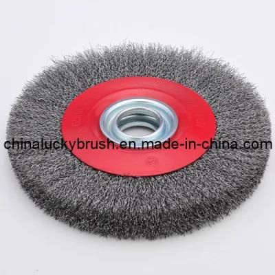 5 Inch Black Steel Wire Circular Brush Wheel (YY-044)