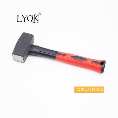 H-200 Construction Hardware Hand Tools Plastic Coated Handle German Type Stoning Stone Hammer