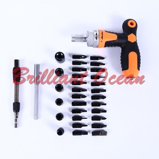 Repair Tool 33PCS Screwdriver Bits Set with TPR Handle