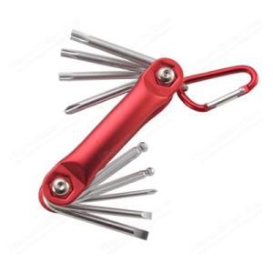 Cr-V 9PCS Folding Wrench Set with Aluminum Handle for Hand Tools