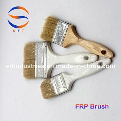 FRP Brushes with Wooden Plastic Handle for Fiberglass Laminating