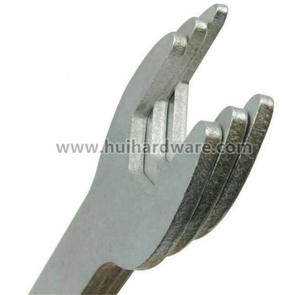 Single Open-End Stamp Steel Wrench Thin Spanner