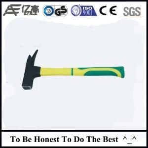 Professional Forging Roofing Hammer 600g with Plastic Coated Handle