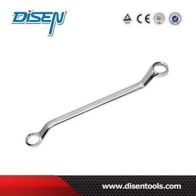 Superior Quality Mirror Chrome Plated Double Offset Ring Spanner