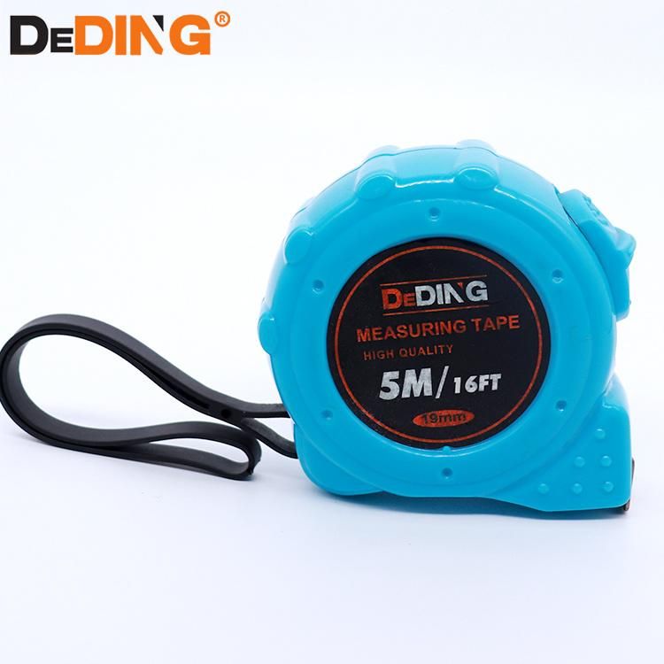 Hand Tools High Quality Blue ABS Case Carbon Steel Measuring Tape