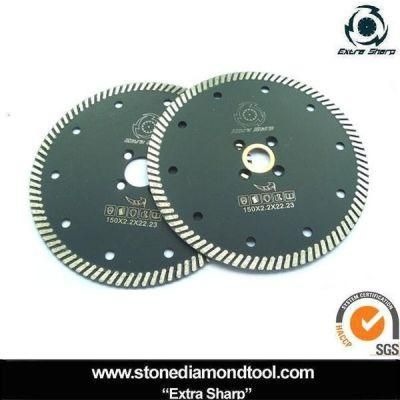 150mm Hot Pressed Diamond Turbo Saw Blade