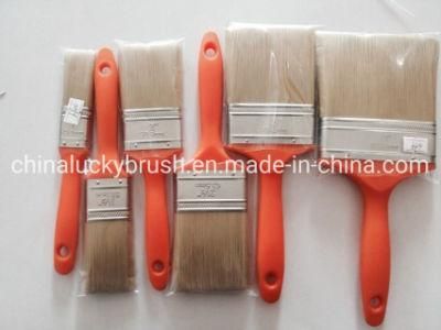 High Quality Plastic Handle Bristle Paint Brush (YY-616)