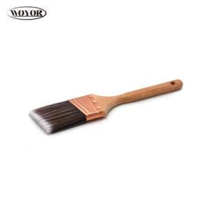 Brush with High Quality Wooden Handle and Synthetic Filament