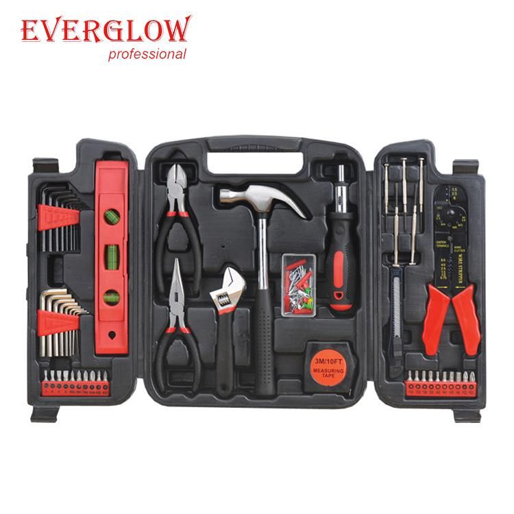 Household Hand Multifunction Car Repair Tool Box Kit Set