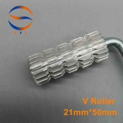 21mm 50mm Aluminium V Rollers Bubble Buster for FRP Laminating