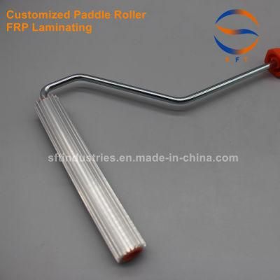 Customized Aluminium Paddle Roller with Customized Handle for FRP Laminating