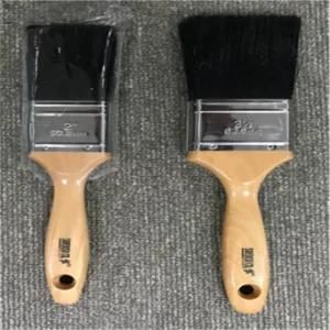 Paint Brush Wood Handle Synthetic and Pure Bristle Mix
