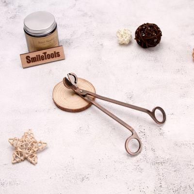 Customized Logo Copper Candle Tools Set Candle Wick Trimmer for Gift Set