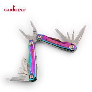 Colorful Handle Fine Blanking Style Multi Tool Plier