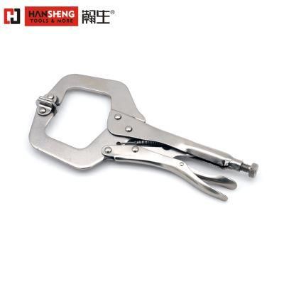 11&quot;, Carbon Steel, Nickel Plated, or Chrome Plated, Straight Jaw, Curved Jaw, Round Jaw, Locking Pliers, C Type Locking Pliers