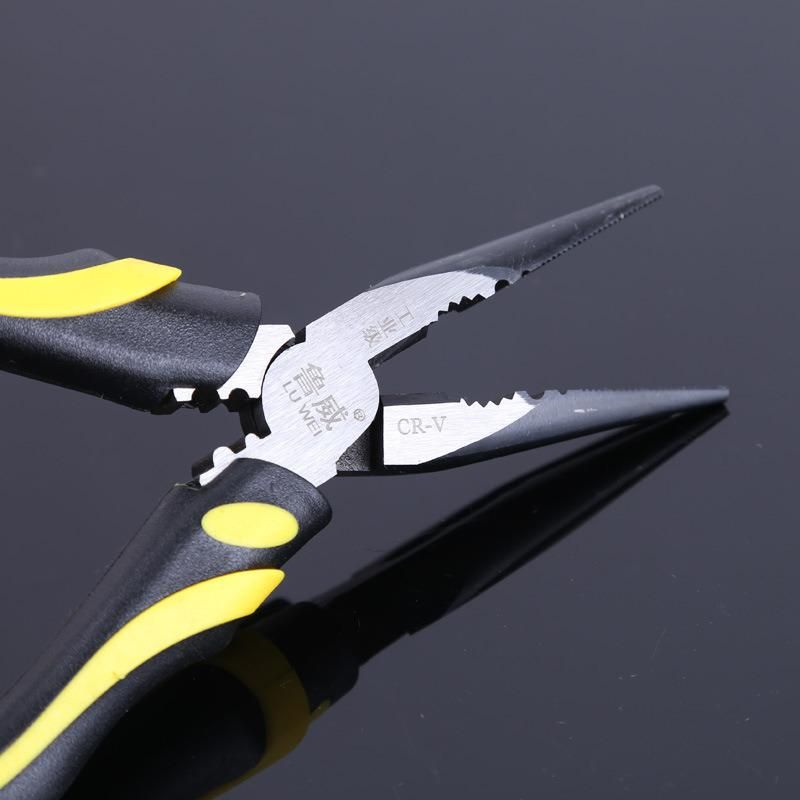 6-Inch VDE CRV Insulated Side Long Nose Pliers