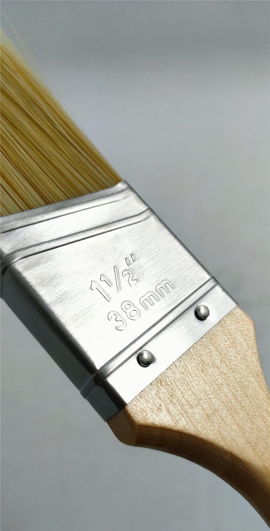 1.5inch Flat Paint Brushes Wooden Handle Painting Brush