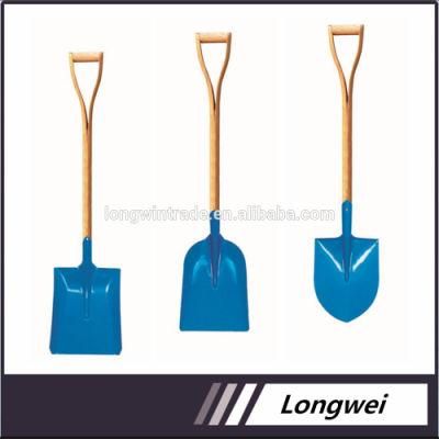 South Korea Luannan Tangshan Factory Wooden Hanlde Y Shape Shovel