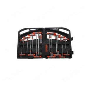 16PCS Hex Key and T-Handle Wrench Set Allen Key for Hand Tools