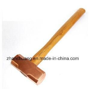 Copper Non Sparking Sledge Hammer with Fiber Handle