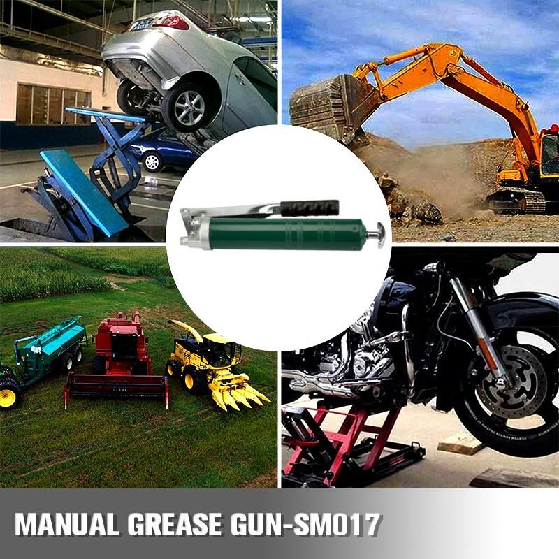 Manual Grease Gun 4500-10000psi 500cc Bulk Green Held